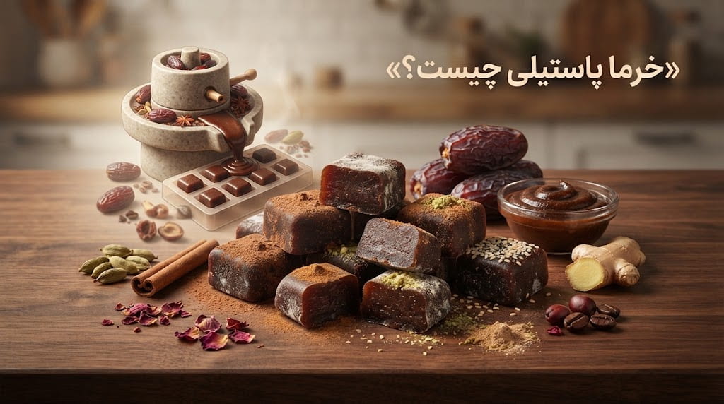 خرما پاستیلی وانیلا