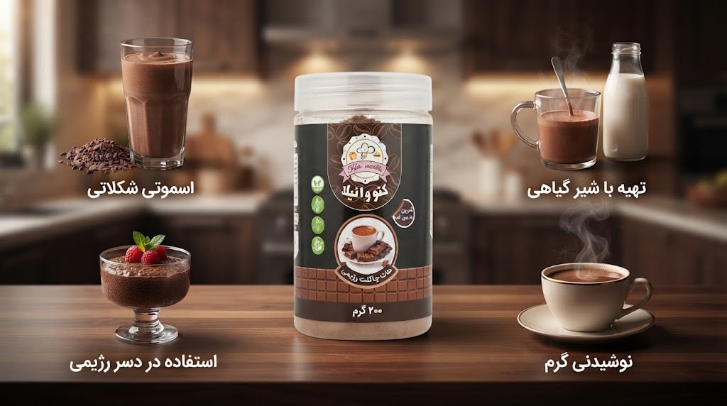 کاربردهای هات چاکلت رژیمی