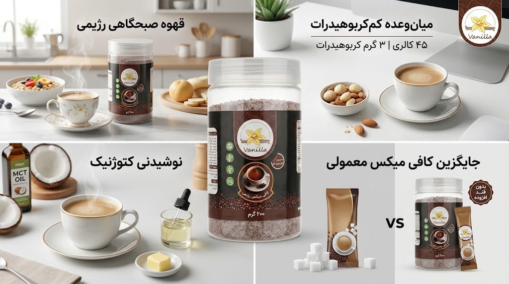 کاربردهای کافی میکس رژیمی