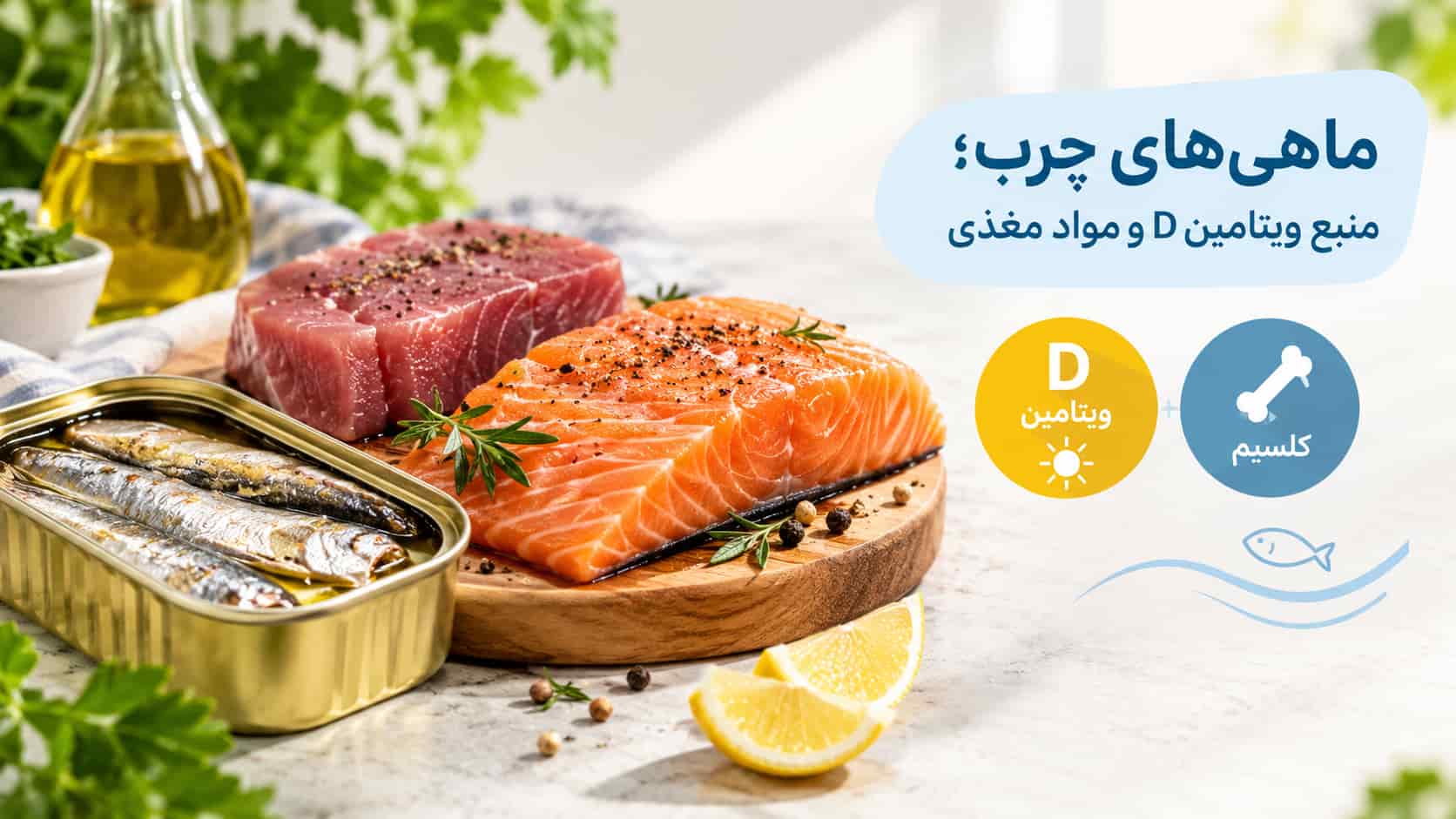 ماهی چرب منبع ویتامین D